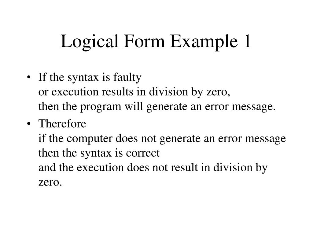 PPT Logical Form and Logical Equivalence PowerPoint Presentation