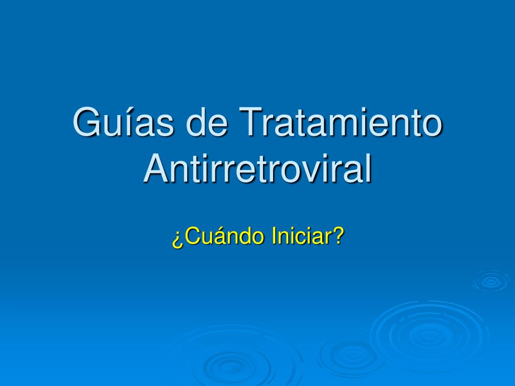 PPT - Optimizar El Tratamiento Antirretroviral PowerPoint Presentation ...