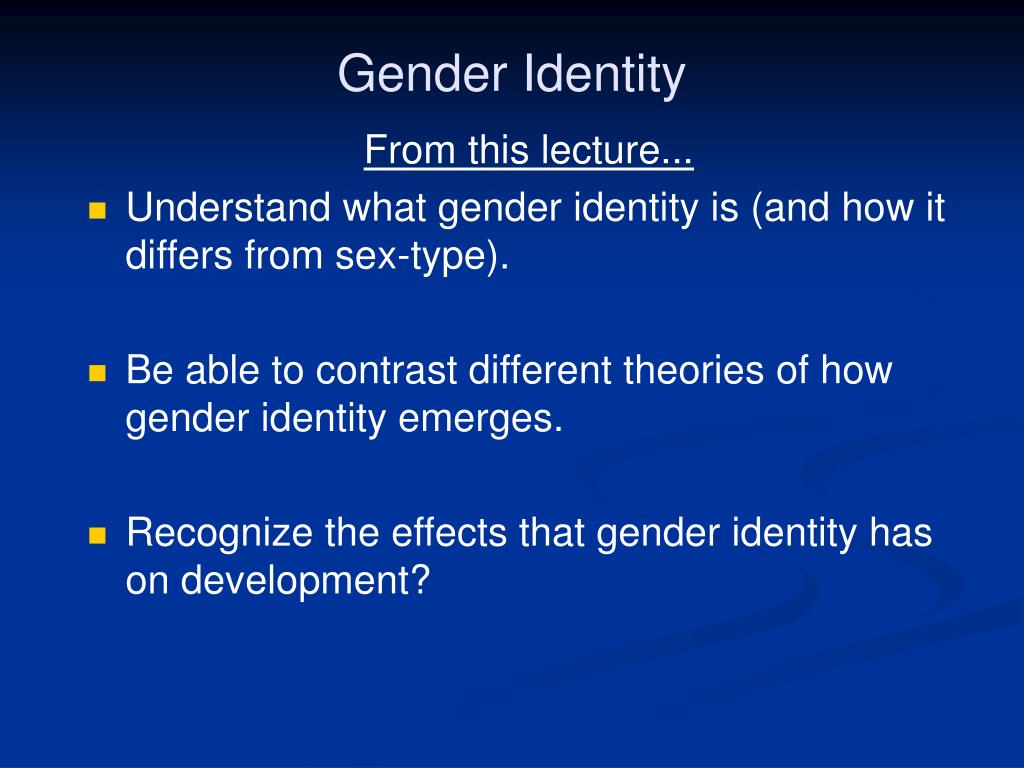 PPT - Gender Identity PowerPoint Presentation, free download - ID:4455551