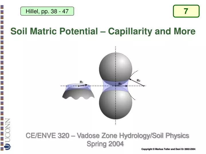 Ppt Soil Matric Potential Capillarity And More - 