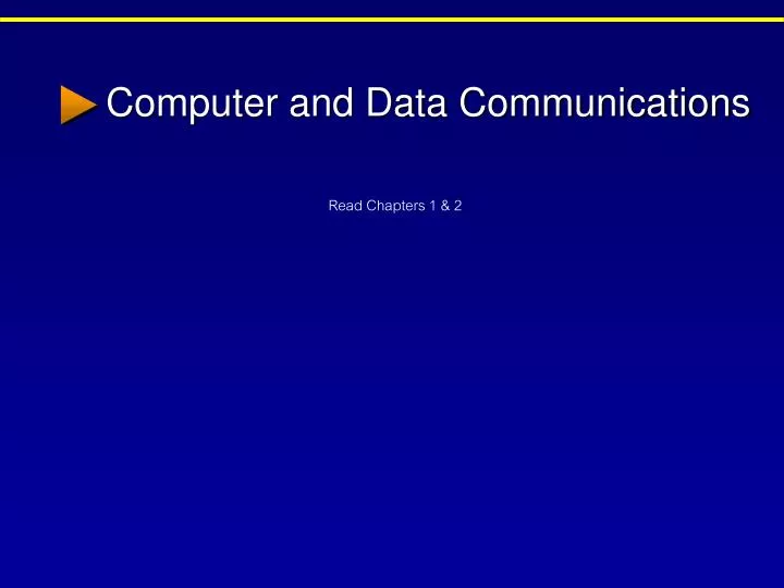 PPT - Computer and Data Communications PowerPoint Presentation, free ...