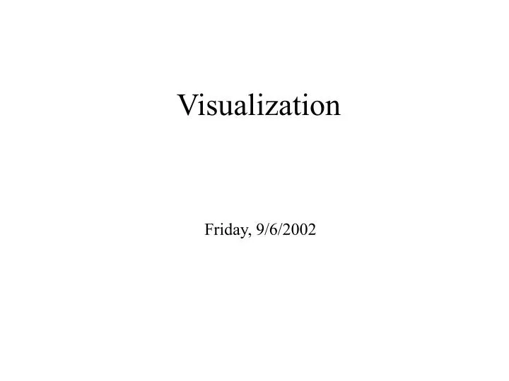visualization n.