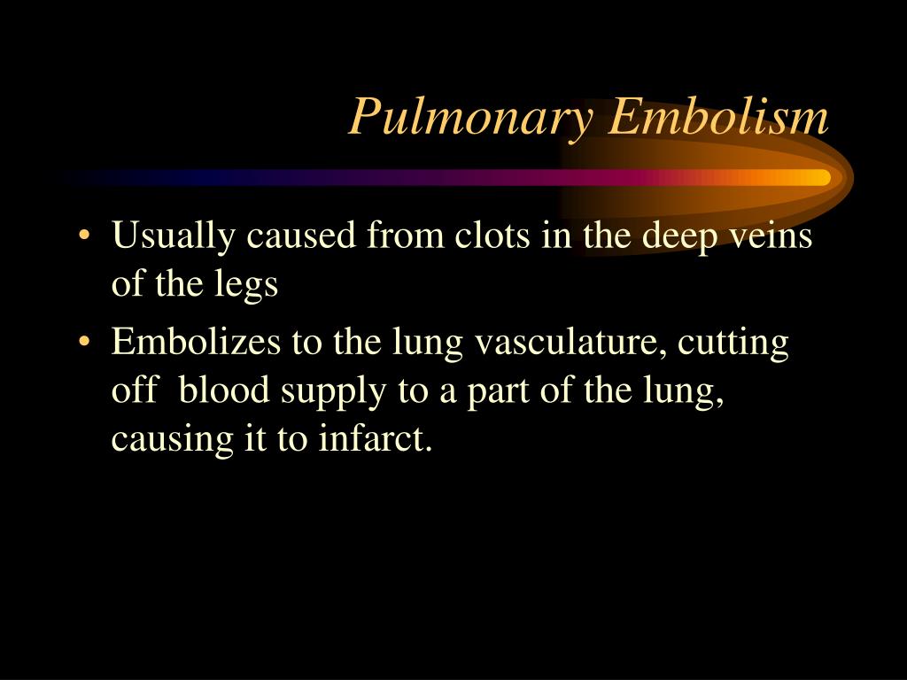 PPT - Vascular Disorders: Deep Vein Thrombosis, Pulmonary ...