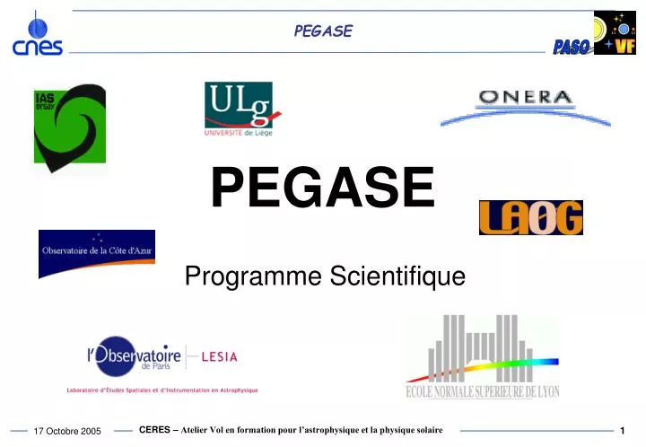 Pegase Rdc PPT - PEGASE PowerPoint Presentation, free download - ID:4458934