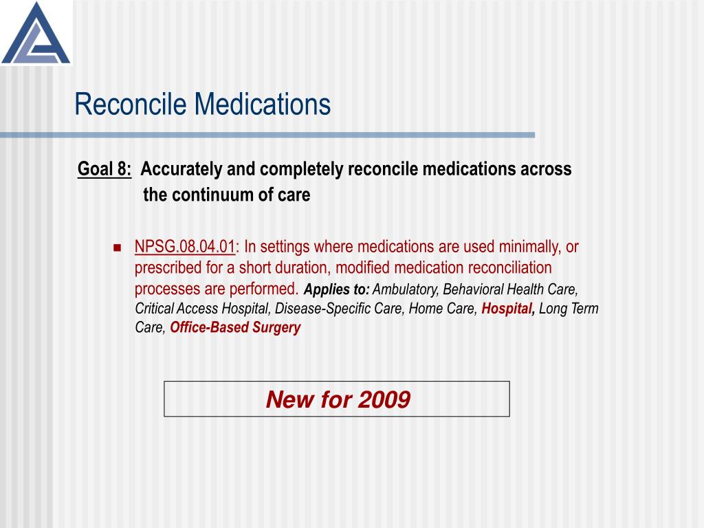 PPT 2009 National Patient Safety Goals PowerPoint Presentation, free