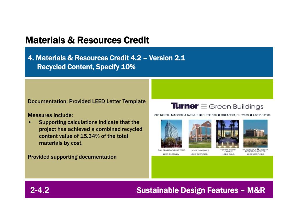 PPT - Genetics and Cancer Research Complex LEED Case Study Intended For Leed Letter Template