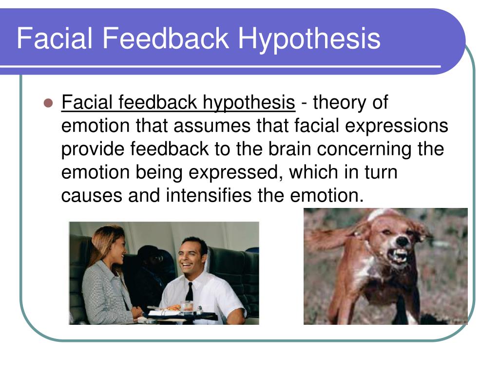 facial feedback hypothesis simple definition
