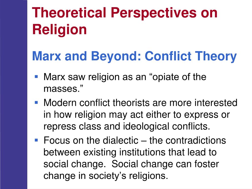 conflict theory religion