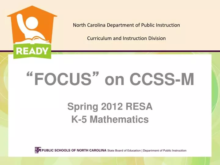 north carolina department of public instruction curriculum and instruction division n.