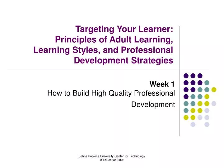 Adult developement and learning styles topic Aside! Yes, adult developement and learning styles
