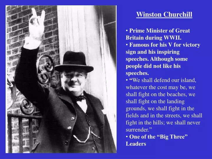 the prime minister of great britain during ww2