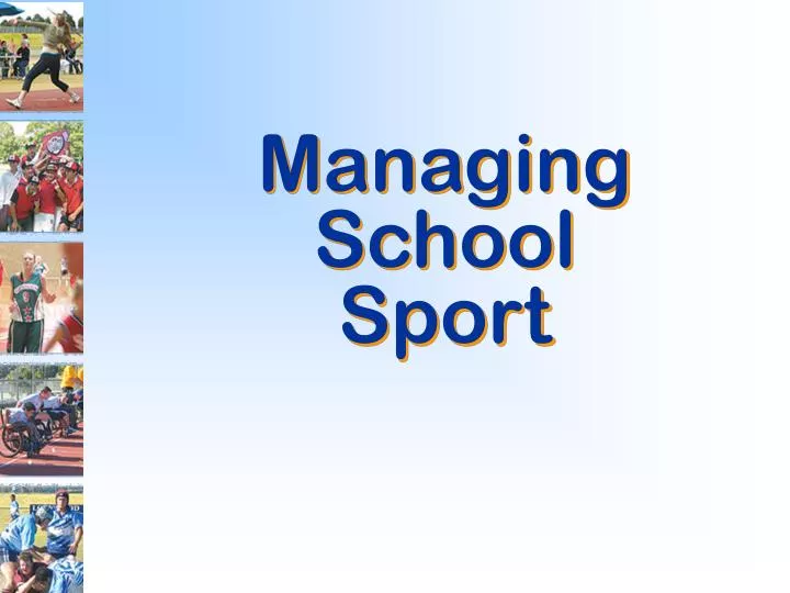 PPT Managing School Sport PowerPoint Presentation, free download ID