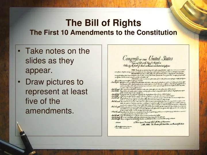 ppt-the-bill-of-rights-the-first-10-amendments-to-the-constitution