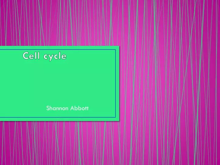 Cell cycle PowerPoint Presentation, free download Biology Diagrams