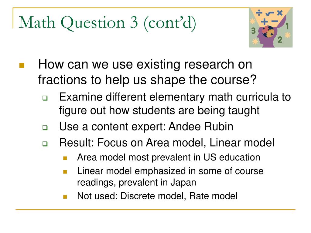 Creating Math Questions Example For Postgraduate PPT - Designing an Online Math Course: Questions and Answers PowerPoint ...