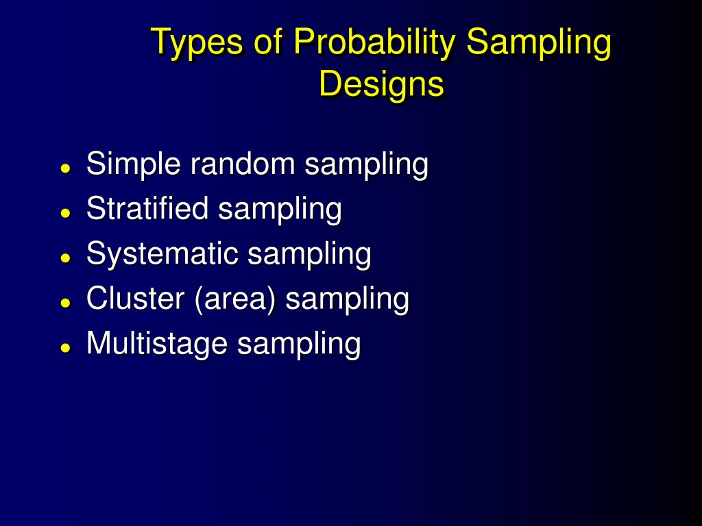 PPT - Probability Sampling PowerPoint Presentation, free download - ID ...