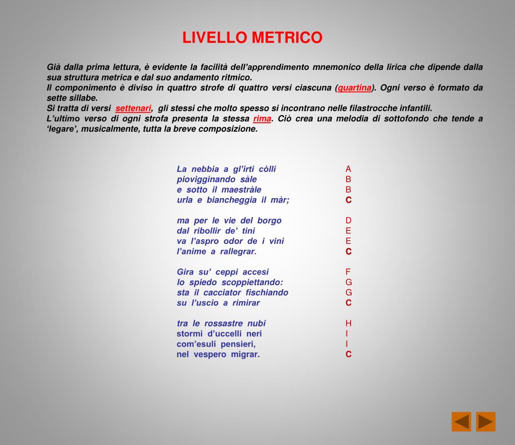 PPT - SAN MARTINO La nebbia a gl'irti colli PowerPoint Presentation, free  download - ID:4469593