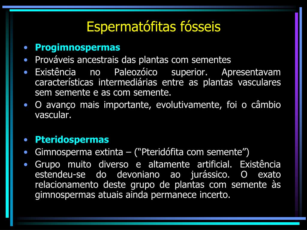 Polinização e fecundação nas espermatófitas