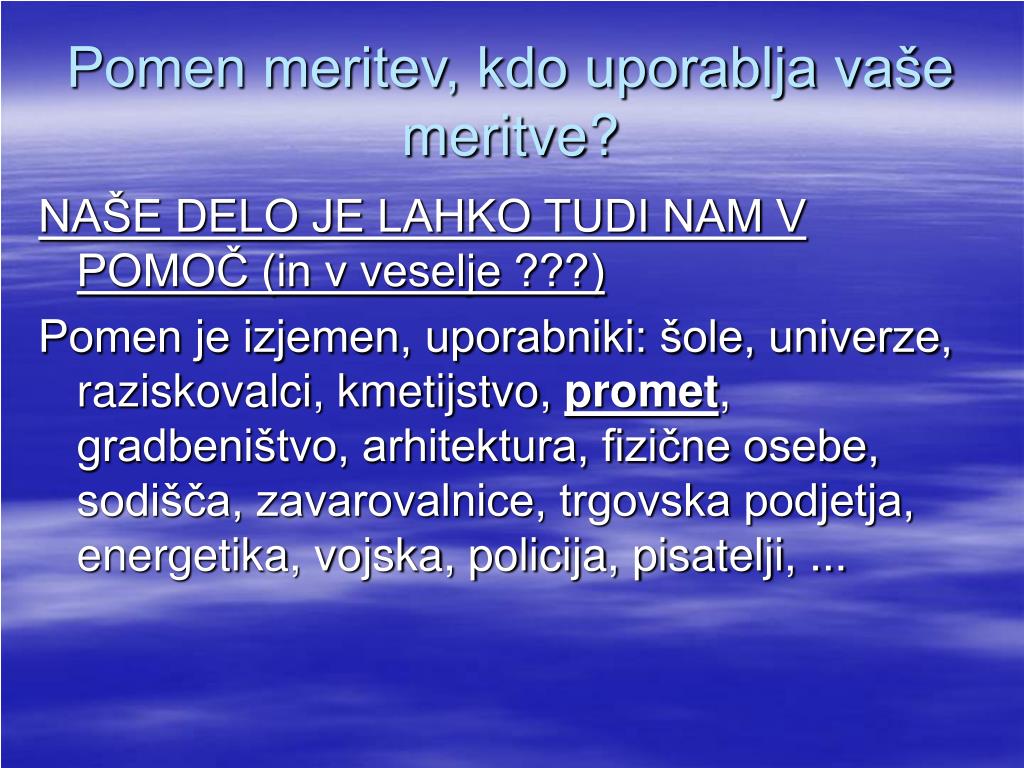 PPT - IZOBRAŽEVANJE METEOROLOŠKIH OPAZOVALCEV oktober 2010 PowerPoint  Presentation - ID:4471613