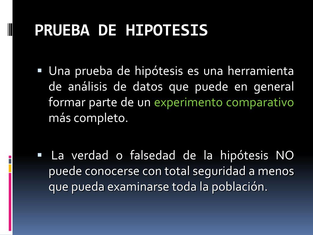 Ppt Prueba De Hipotesis Powerpoint Presentation Free Download Id