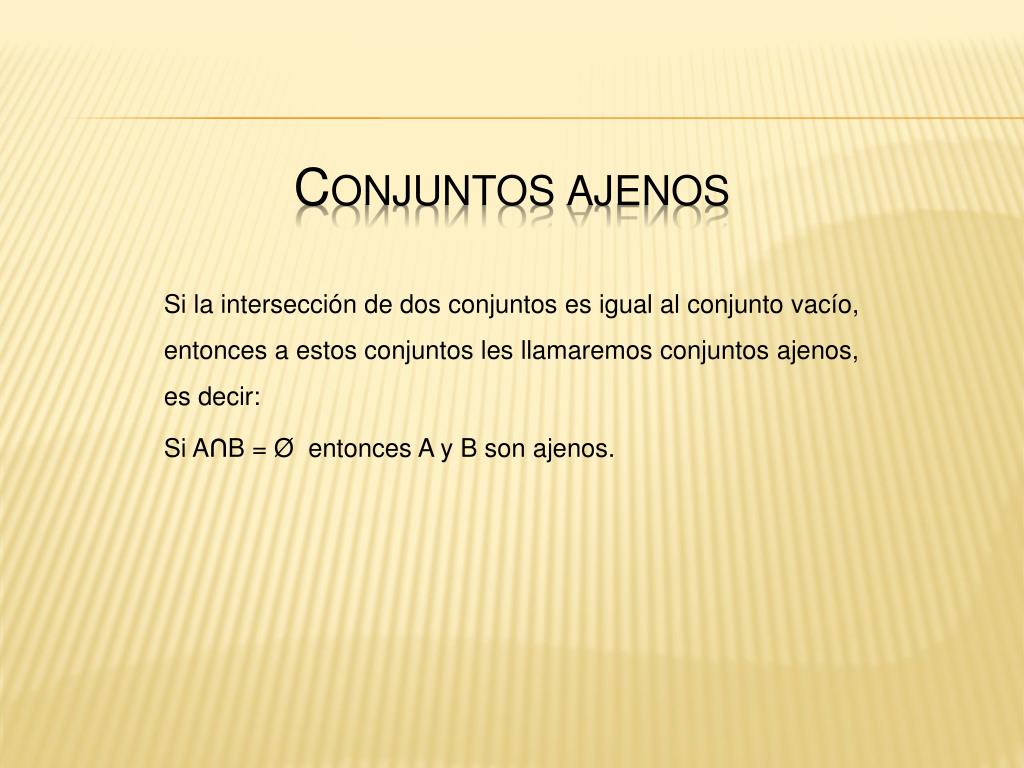 PPT - Operaciones con conjuntos PowerPoint Presentation, free download -  ID:4472111