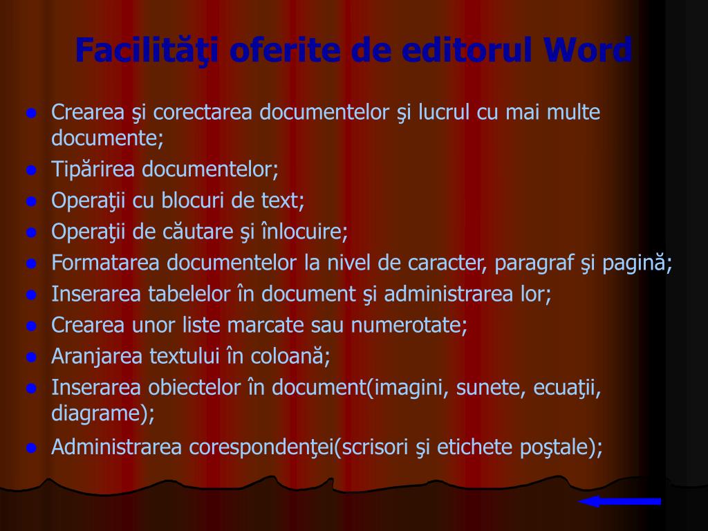 PPT - Editorul Word. Opera ţii de bază PowerPoint Presentation, free  download - ID:4472342