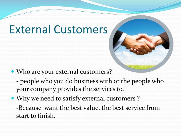 PPT - How to satisfy both internal and external customers PowerPoint ...