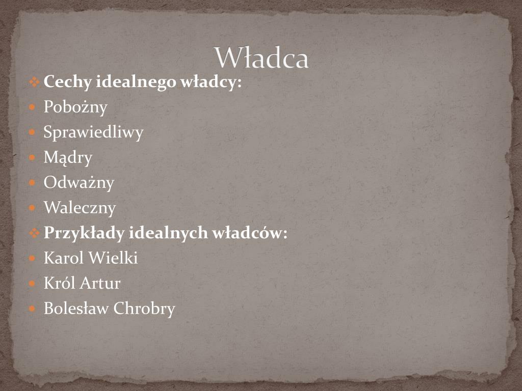 średniowieczne Kreacje Literackie Idealnego Rycerza I Władcy PPT - ŚREDNIOWIECZE PowerPoint Presentation, free download - ID:4473579