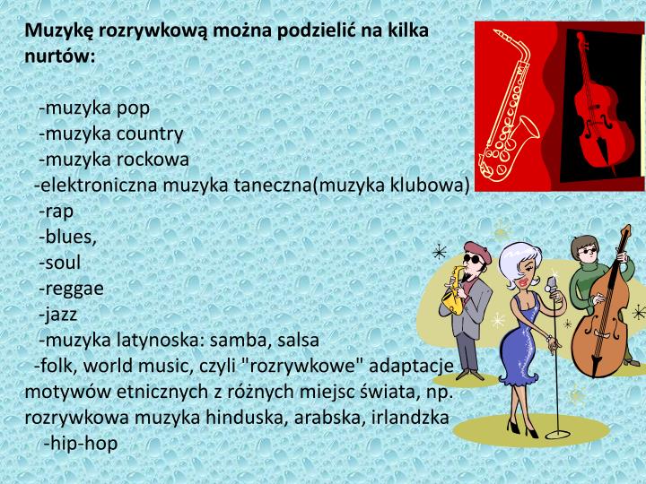 PPT - Muzyka ROZRYWKOWA PowerPoint Presentation - ID:4473733