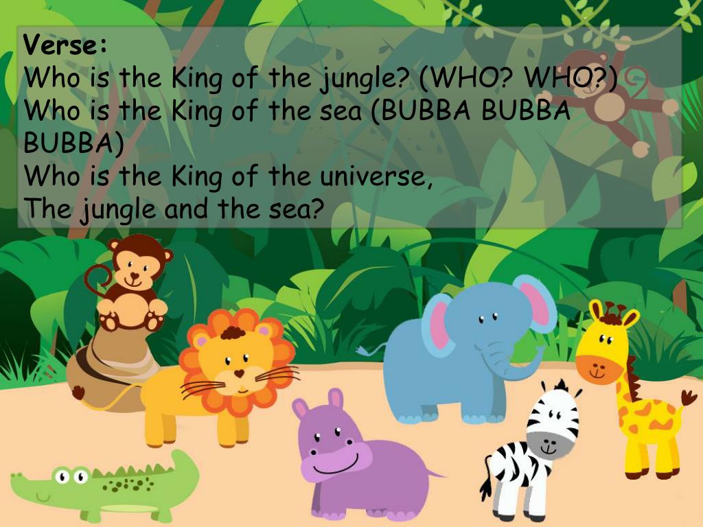 In the jungle текст. King of the Jungle текст. Джунгли на английском слово для детей. King of the Jungle перевод. Стих про джунгли на английском языке.