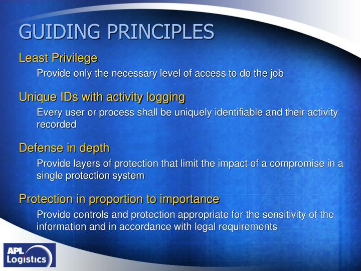 principle of least privilege policy