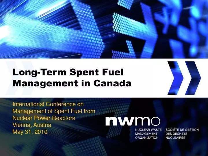 long term spent fuel management in canada n.