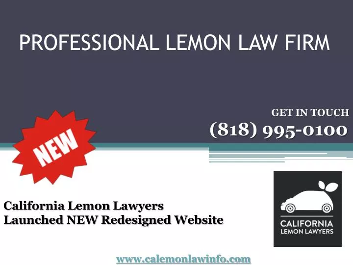 PPT Professional lemon law firm PowerPoint Presentation, free