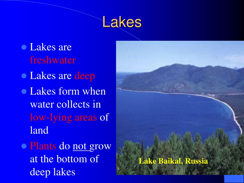 PPT - “Where's Water?” Unit: Surface Water Rivers, Lakes, and ...