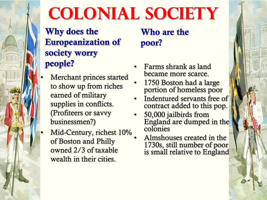 Elements Of Colonial Society