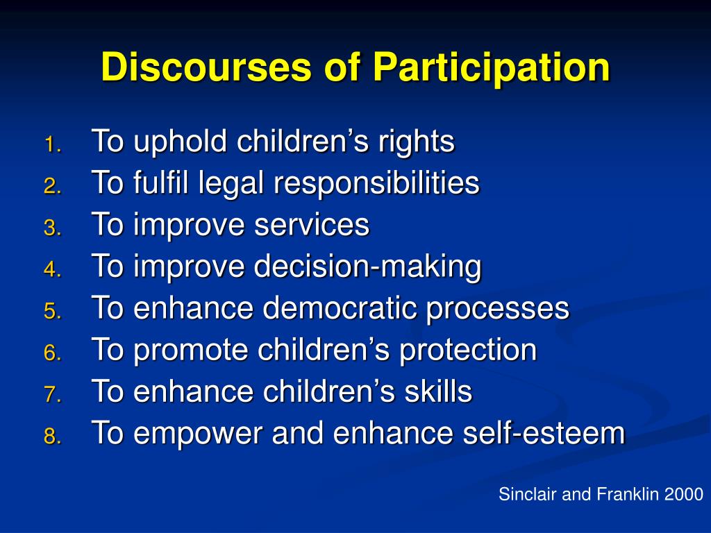 PPT - Children, Young People and Participation PowerPoint Presentation ...