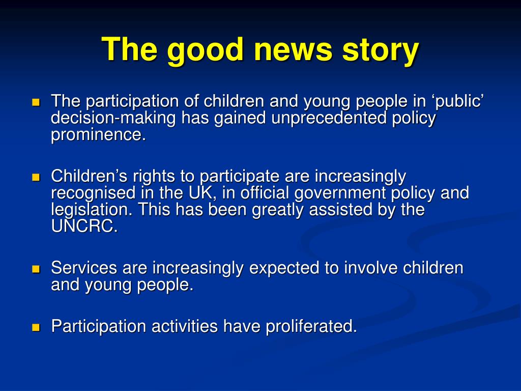 PPT - Children, Young People and Participation PowerPoint Presentation ...