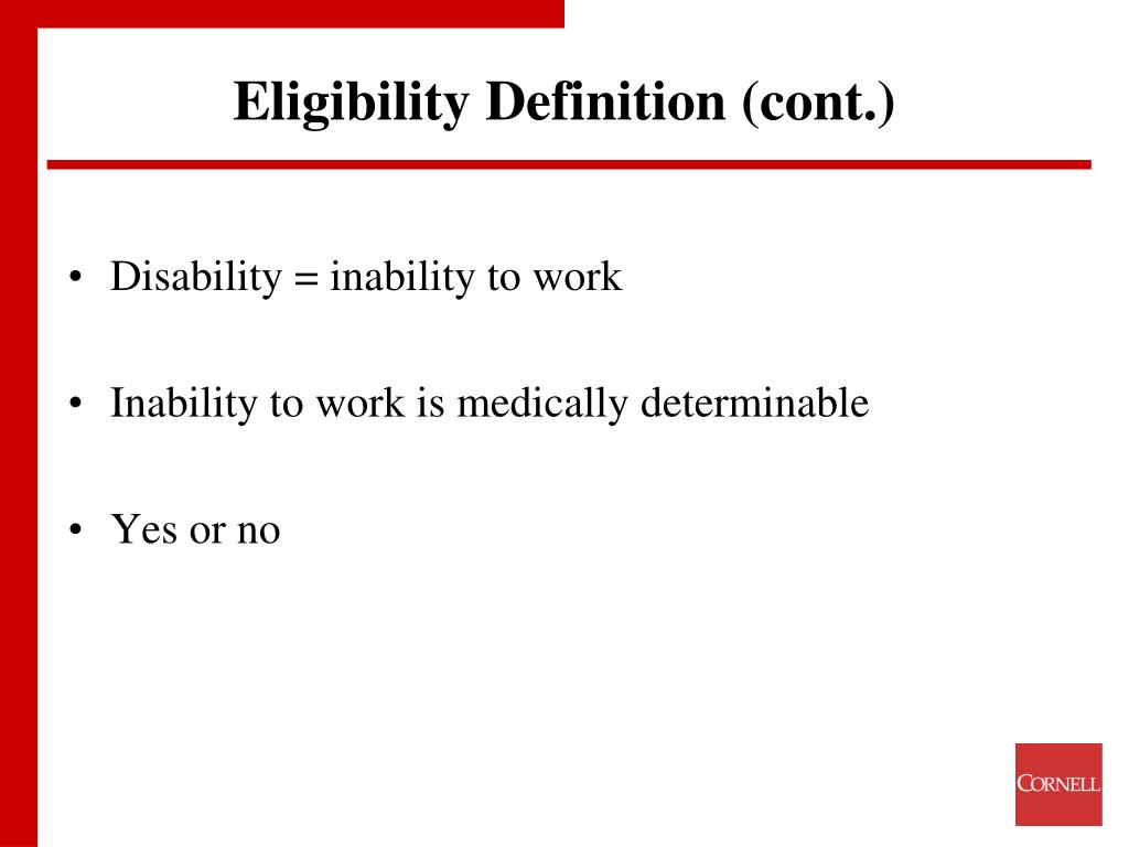 Eligible Definitionmeaning