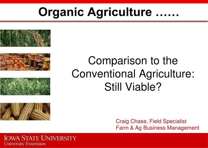 organic agriculture n.