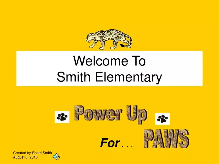 welcome to smith elementary n.
