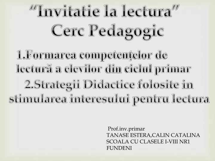 Ppt Invitatie La Lectura Powerpoint Presentation Free