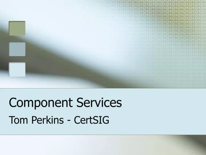 component services n.