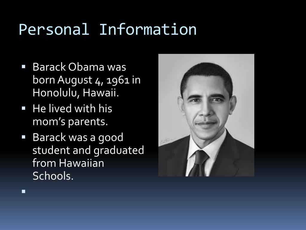 obama short biography