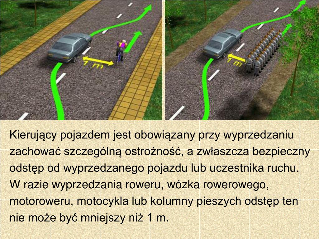 Jaki Odstęp Należy Zachować Podczas Wyprzedzania Motocykla PPT - Manewry na drodze cz.3: wymijanie, omijanie, wyprzedzanie