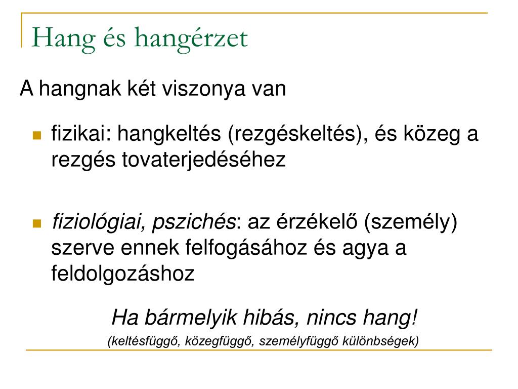 PPT - Fizika – hang – zene – orgona PowerPoint Presentation, free download  - ID:4483447