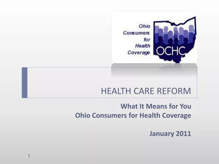 health care reform n.