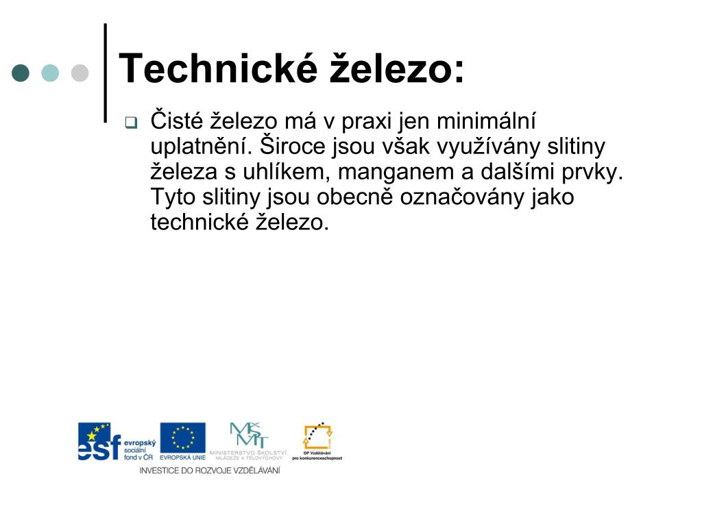 PPT - CESTA ŽELEZA A DRUHY KOVŮ PowerPoint Presentation, free download -  ID:4485835