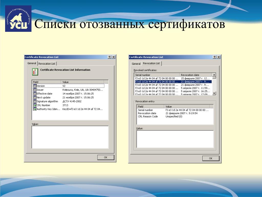 Списки отзыва. Список отозванных сертификатов. Список отзыва сертификатов. Сертификат аннулирован. Список отзыва сертификатов CRL.
