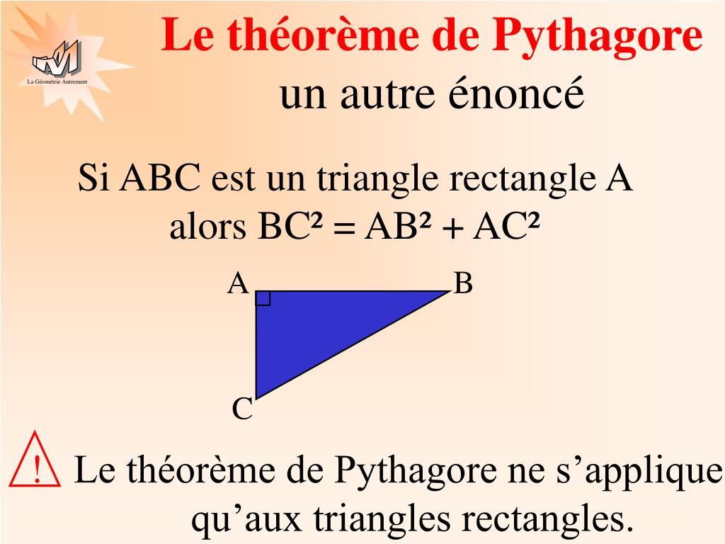 PPT Le Th or me De Pythagore PowerPoint Presentation Free Download 