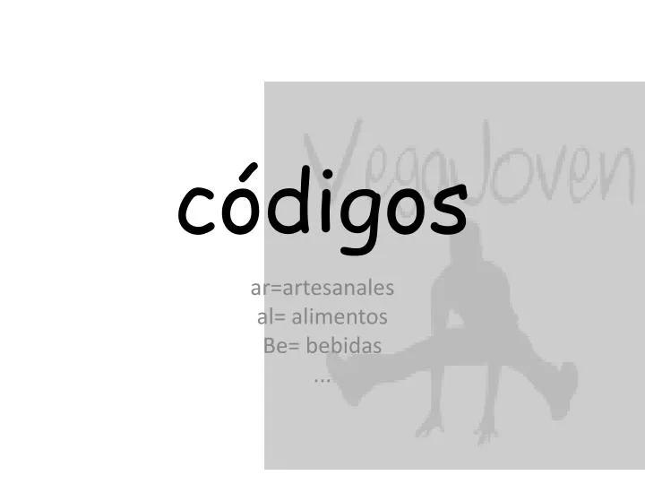 PPT - Códigos PowerPoint Presentation, Free Download - ID:4487323